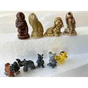 Vintage Wade England Whimsies Red Rose Tea Figurines Mixed Of 4 and 5 figures